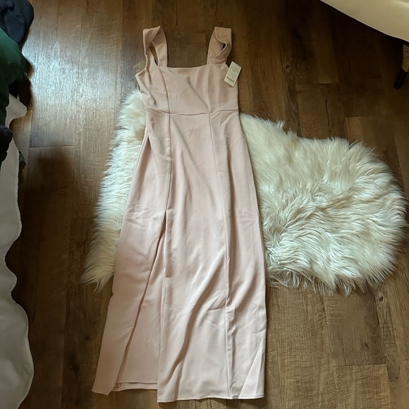 SHOW ME YOUR MUMU Eden Dress In Dusty Blush Stretch - Picture 4 of 6